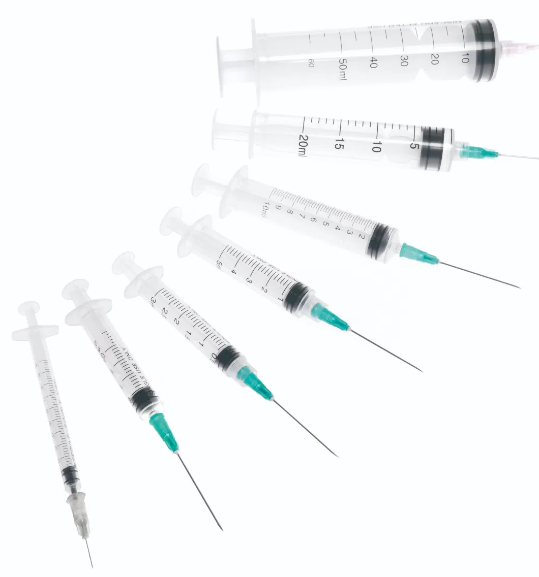 High Quality Disposable Syringe (3-Parts) with CE &ISO