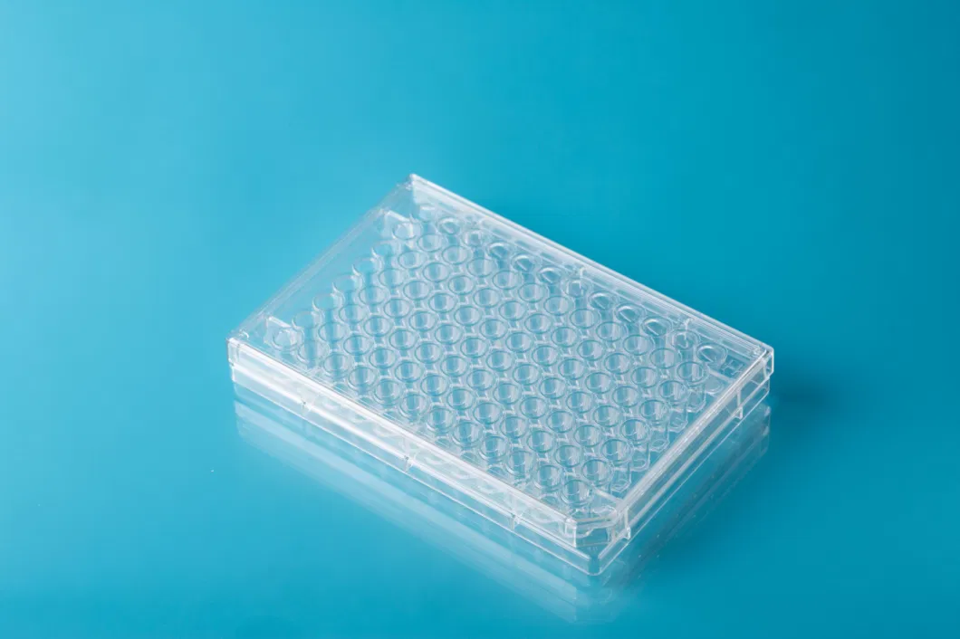 96well Flat Bottom Sterile Cell Tissue Culture Plate Without Cover and PCR