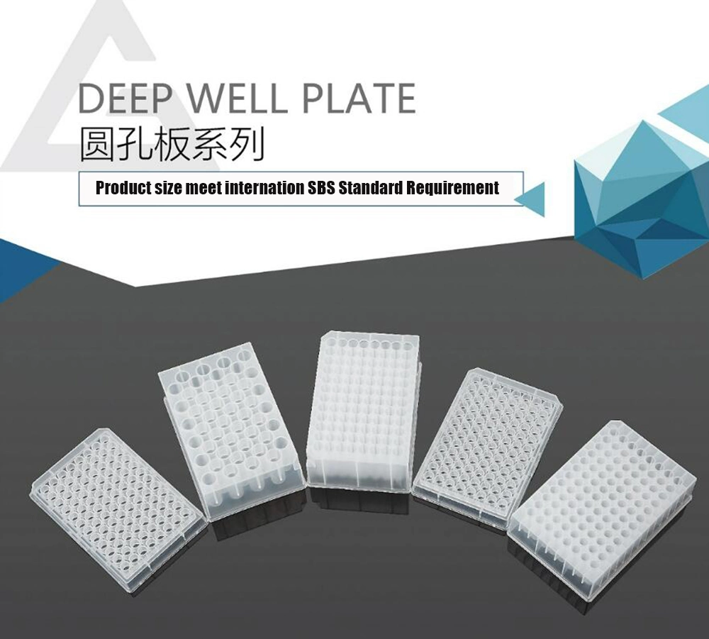 Hot Sale Sterile Special Cover for Enzyme Free 96-Well PCR Plate for Laboratory Disposable Lab Plastic Sterile Clear Bottom White Microplate 96 Well Edge Cell