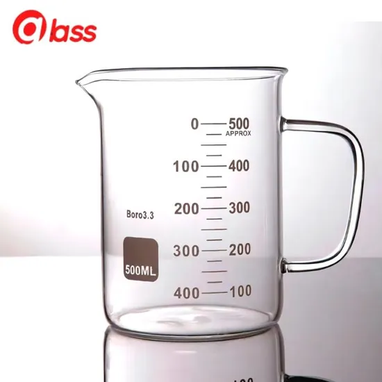 Laboratory Easy to Clean Translucent 30ml FEP Beaker with Scale