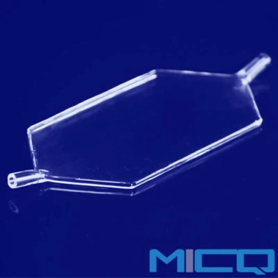 Heat Resistant Customized Fused Quartz Laboratory Glassware with Good Quality