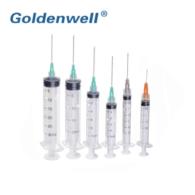 Hot Sale Medical Plastic Syringe in PE or Blister Packing