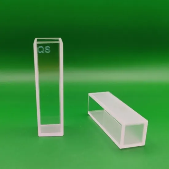Rectangular UV Absorption Quartz Cuvette