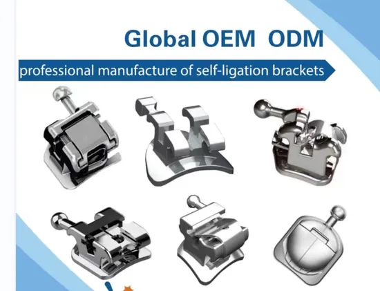 Dental Orthodontics Stainless Steel Passive Self