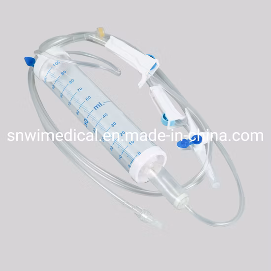 Disposable Sterile Medical Infusion Set with Burette for Single Use 100ml or 150ml