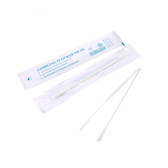 Disposable Sterile Tape Plastic Tube Sleeve Nasopharyngeal Swab Vtm Swab