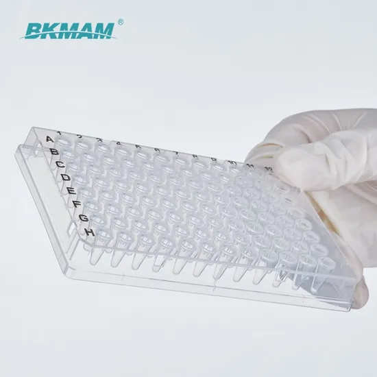 Non Skirted Semi Skirted 0.1ml 0.2ml Sterile Rapid Test PCR Plate 96 Well 