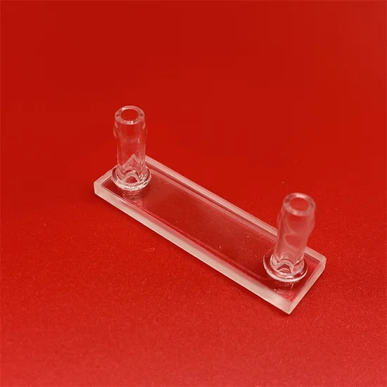 Medical Instrument High Quality Clear Quartz Flow Cell Glass Cuvette 