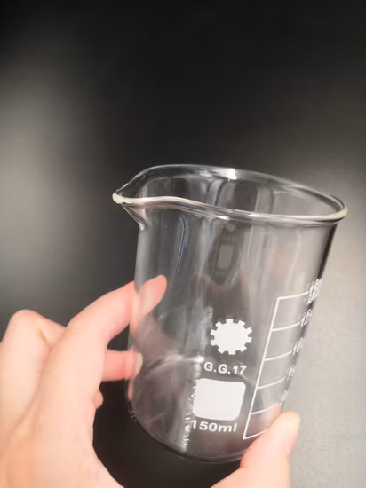 Laboratory Glassware Beaker Borosilicate Measuring Beaker with CE ISO