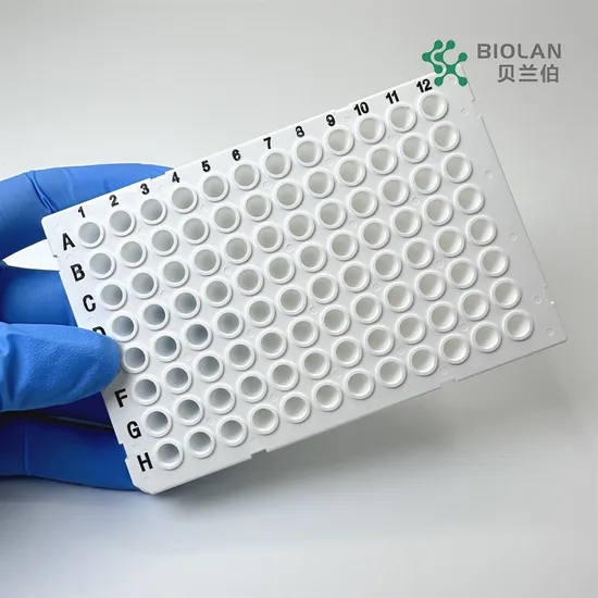 Laboratory PCR Plate Manufacturers Transparent 96wells PCR Plates 0.2ml PCR Microplates with No