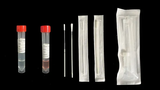 Sterile Sampling Vtm Test Kit 10ml 5ml Media Transport Swab Vtm Tube 