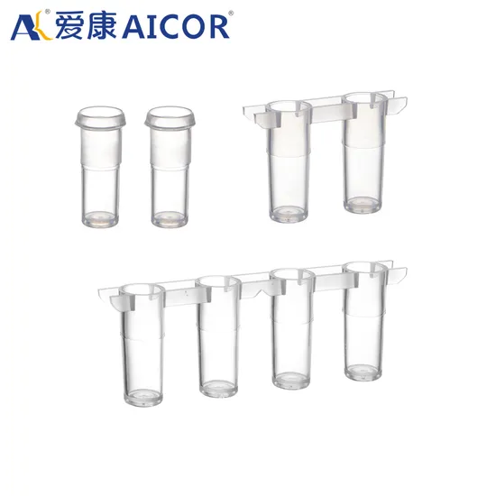 Medical Lab Plastic Sample Cups Cuvette for German Be Single Channel Coagulometer 