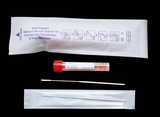 High Quality Medical Grade CE FDA Certified Vtm Sample Collection Kit Viral Transport Medium Tube with Swab 